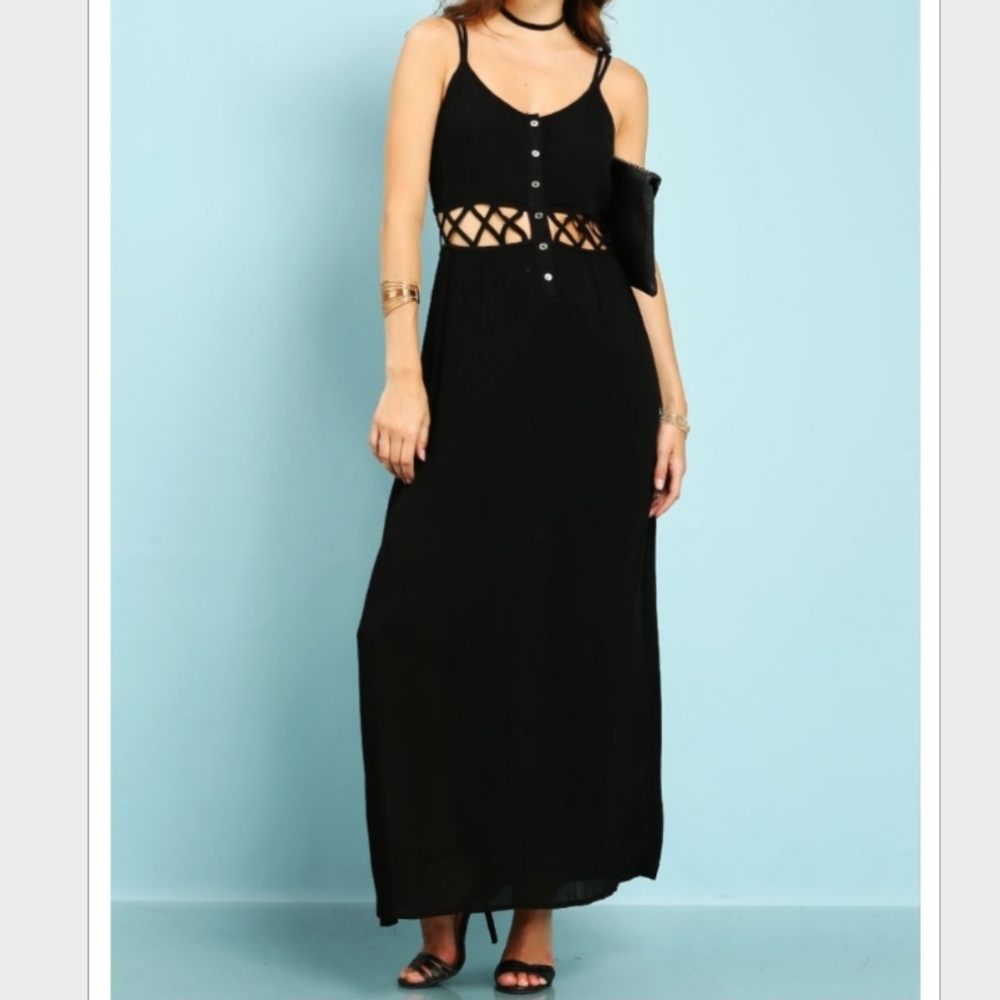 Strappy Cami Maxi Dress